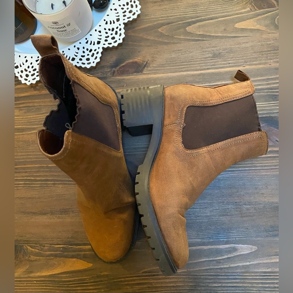 OKER WOMENS REESE COGNAC COLOUR
 BOOTS - Picture 6 of 15